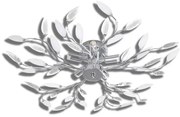 Biała lampa sufitowa w kształcie liści - 14X E996 H5-T49