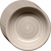 Mäser Zestaw 6 głębokich talerzy Bel Tempo 21,5 cm, taupe