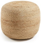Puf w naturalnym kolorze Doc – Kave Home