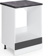 Szafka kuchenna antracyt wysoki połysk 60x60x81.6 r-line