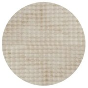 Beżowy okrągły dywan odpowiedni do prania ø 80 cm Bubble Cream – Mila Home
