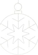 Świąteczna dekoracja wisząca LED Kerstball Snowflake 250 LED, 48 cm
