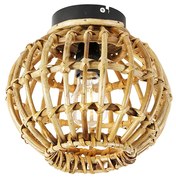 Rustykalna lampa sufitowa bambusowa 25 cm - Canna