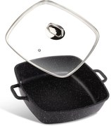 Lamart LT1288 naczynie żaroodporne Cast, 28 x 28cm, czarne