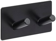 Haczyk samoprzylepny STIKY+ 2 wieszaki, stal nierdzewna, 9 x 3,5 x 4,5 cm