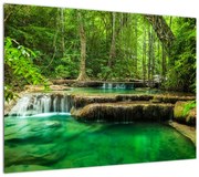 Obraz - Wodospad Erawan w Kanchanaburi, Tajlandia (70x50 cm)