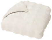 Kremowy koc z mikropluszu 180x220 cm Mounty – douceur d'intérieur