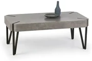 Ława EMILY 110x60 beton/czarny HALMAR