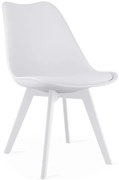 Białe stylowe krzesło B5-W06