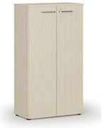 Szafa biurowa z drzwiami PRIMO WOOD, 800 x 420 x 1434 mm, brzoza