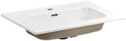 Biała prostokątna umywalka meblowa 60 cm Z8-C10