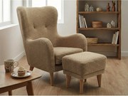 Fotel Roland z podnóżkiem-ergonomiczny, komfortowy i ponadczasowy design