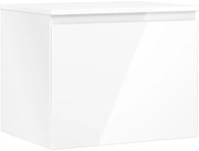 Mexen Orio szafka łazienkowa podumywalkowa 60 cm z blatem, 1 szuflada, biała połysk - 91A10-06047-1-BFC00