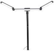 Lampa LED na biurko CLARIO, zacisk, pilot zdalnego sterowania