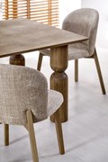 ELTON stół rozkładany 200-300x101x76 cm jasny orzech mieści 8-10 osób