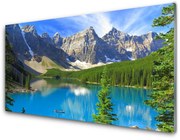 Obraz Akrylowy Jezioro Góra Las Krajobraz