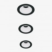 Pack 3 Wbudowanych Downlightów Led Z Okrągłymi Ramkami Ø5 Cm Do Użytku Zewnętrznego, Wykonanych Z Aluminium Luisiana - Sklum