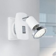 Eglo 902365 - LED oprawa wtyczkowa MINI 1xGU10/2,8W/230V biała