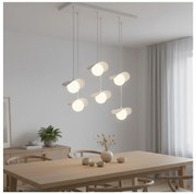 Żyrandol na lince RITUAL 6xG9/8W/230V biały