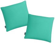 Zestaw 2 poduszek ogrodowych CALINO 45x45 cm, zielono-niebieski