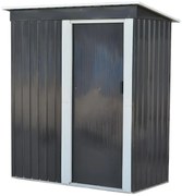 Wiata ogrodowa ze stali galwanizowanej w kolorze szarym BIRON - 1.1m²