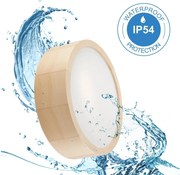 Lampa sufitowa do łazienki NATURAL 2xE27/15W/230V IP54 sosna Ø27 cm