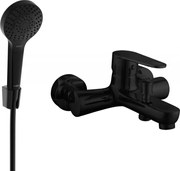 Mexen Kama R05 bateria wannowa z zestawem prysznicowym, czarna - 7253R05-70