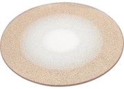 Talerz dekoracyjny, złoty brokatowy