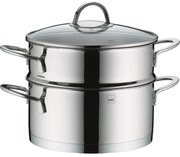 Kela Garnek do gotowania na parze ze stali nierdzewnej z pokrywką CAILIN, 20 cm