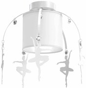 Lampa sufitowa BALETNICA WHITE 1xE27