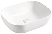 COMAD UM-6254 SMILE 50 DP - Umywalka nablatowa SMILE 50x40 cm ceramika/biała poł