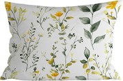 Poszewka na poduszkę z mikrofibry CITRUS GARDEN 70x90 cm, biała