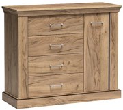 Komoda W Kolorze Kraft Złoty T2-G42