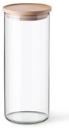 Simax 5142 szklany pojemnik z drewnianą pokrywką,1,4 l