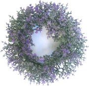 Sztuczny wieniec Buxus fioletowy, śr. 16 cm