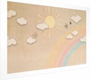 Plakat Tęczowy dzień 60x40 cm bez ramy z marginesem ARTGEIST B