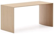 Stolik w dekorze dębu w jasnym naturalnym kolorze 45x90 cm Litto – Kave Home