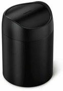 Simplehuman Kosz na śmieci na stół MINI 1,5 l, czarny