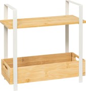 Półka stojąca na blat kuchenny ORDERA z pojemnikiem, 30 x 14 x 30 cm