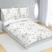 Bellatex Pościel z kory Kwiatek brązowy, 140 x 200cm, 70 x 90 cm