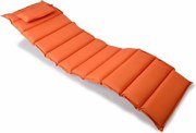 Wysokiej jakości poduszka na leżak pomarańczowa