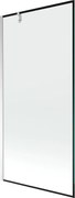 Mexen Next parawan nawannowy 1-skrzydłowy 90 x 150 cm, czarna ramka, chrom - 895-090-000-00-70-01