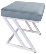 Pufa ZETA LOFT taboret podnóżek podstawa biała BL06