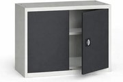 Szafa metalowa, 800 x 1200 x 400 mm, 1 półka, szara/grafitowa