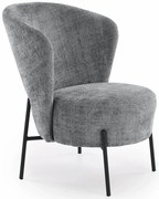 Nowoczesny szary fotel wypoczynkowy A8-L28