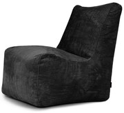 Czarny sztruksowy worek do siedzenia Seat Lounge – SLOWDOWN