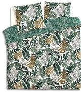 Komplet pościeli bawełnianej TROPIK, motyw liści, 240 x 220 cm