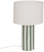 Lampa stołowa podstawa w paski FRIDA, Ø 28 x 47 cm