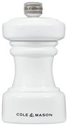 Cole&Mason - Młynek do soli HOXTON 10,4 cm buk/błyszcząca biel