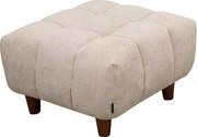 Otomano para sofá reto "Matignon" - 70 x 70 x 46 cm - Bege